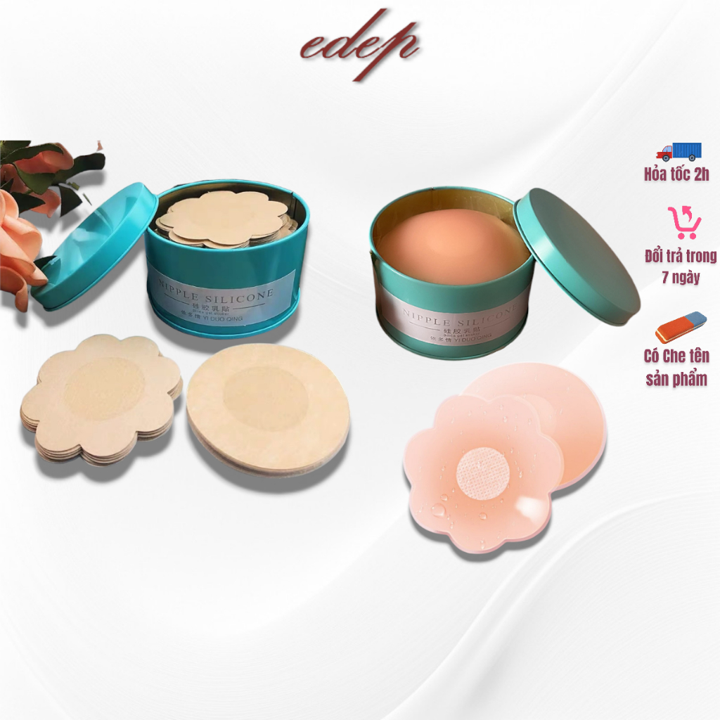 Lon 30 Đôi Dán Ti Giấy Và 5 Đôi Dán Ti Silicon | Shopee Việt Nam