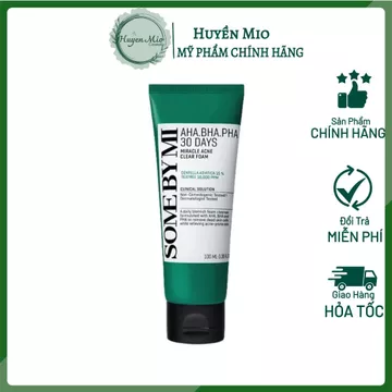 Some by mi - Sữa rửa mặt Some by mi AHA-BHA-PHA cho da dầu mụn-huyenmio
