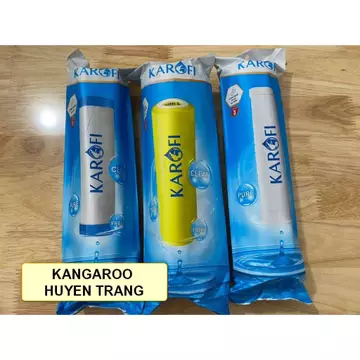 Bộ 123 Karofi( Lõi 2 Cation to) chính hãng dùng cho nước giếng, nước phèn