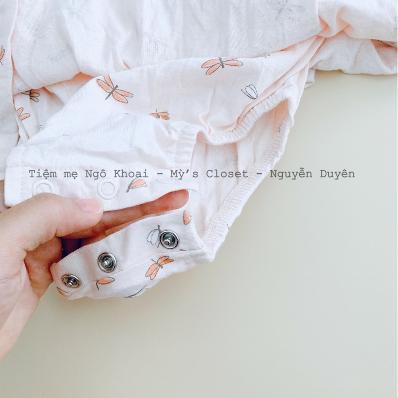 [MD142]Body váy cánh tiên hoạ tiết chuồn chuồn xinh cho bé yêu