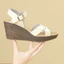 Sandal đế xuồng 8cm Ankle Strap KOSU K-23004 siêu êm, nhẹ, chống thấm nước, trơn trượt Nhật Bản
