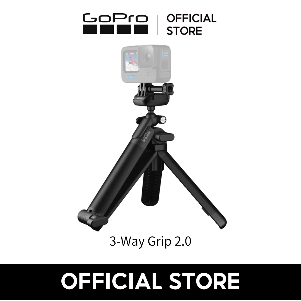 GoPro 3-Way Grip 2.0, kích thước 19.5 inch khi mở ra hoàn toàn, gập lại ...