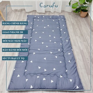 Nệm văn phòng gấp gọn , nệm kí túc dày 4cm |Carufu|