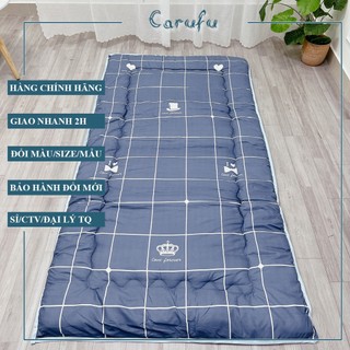 Nệm văn phòng gấp gọn , nệm kí túc dày 4cm |Carufu|