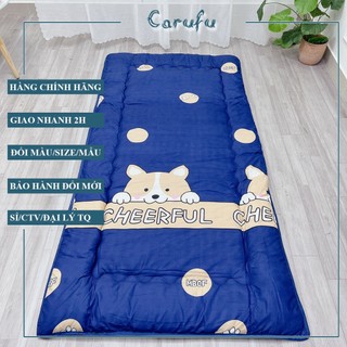 Nệm văn phòng gấp gọn , nệm kí túc dày 4cm |Carufu|