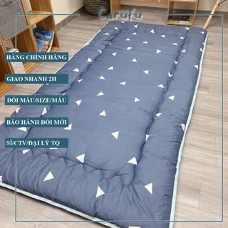 Nệm văn phòng gấp gọn , nệm kí túc dày 4cm |Carufu|