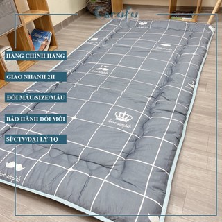 Nệm văn phòng gấp gọn , nệm kí túc dày 4cm |Carufu|