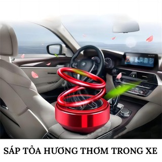Vòng Xoay Vô Cực Sáp Thơm Khử Mùi Cho Ô Tô Tự Quay Bằng Năng Lượng Mặt Trời