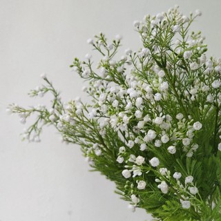 Hoa bi giả cao cấp 65cm nhỏ nhắn, trang trí xinh xắn trang trí đơn giản, tinh tế