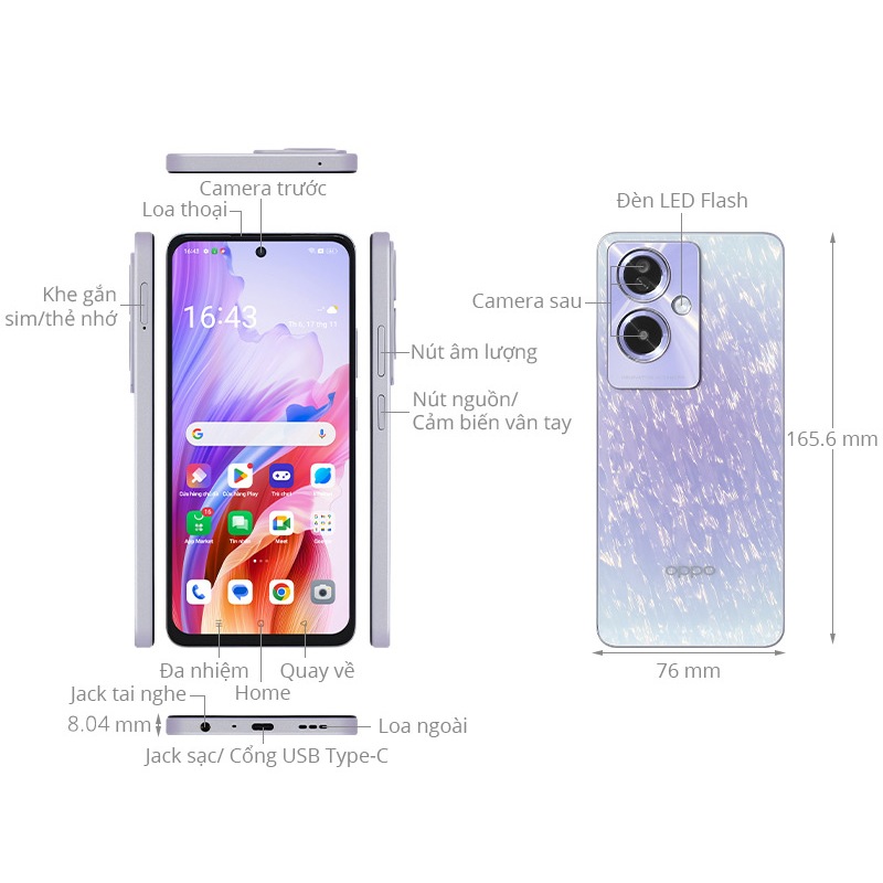 Ảnh Điện thoại OPPO A79 5G - Hàng Chính Hãng, Mới 100%, Bảo Hành 12 Tháng 3