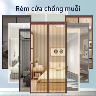 [Sale 50%]  Rèm lưới chống muỗi cửa chính có nam châm, Rèm dán tường chống muỗi và côn trùng Happykids