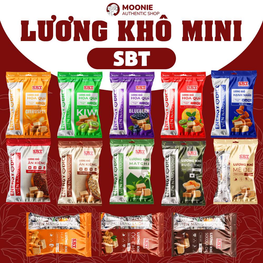 [CHÍNH HÃNG] Lương Khô Mini SBT Nhiều Vị Túi 500g Tiện Lợi Thay Thế Bữa ...