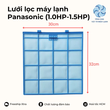 Lưới lọc máy lạnh Panasonic, Lọc bụi điều hoà Panasonic ( Máy 1.0HP-1.5HP)