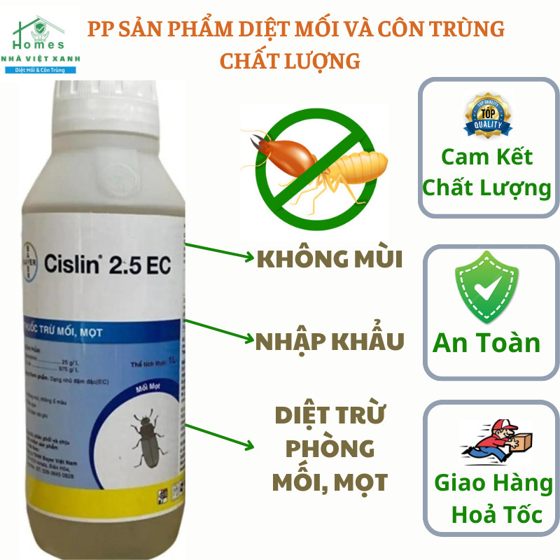 Thuốc diệt mối mọt Cislin 2.5 EC (Bayer, Đức) Không Mùi - Nhập Khẩu ...