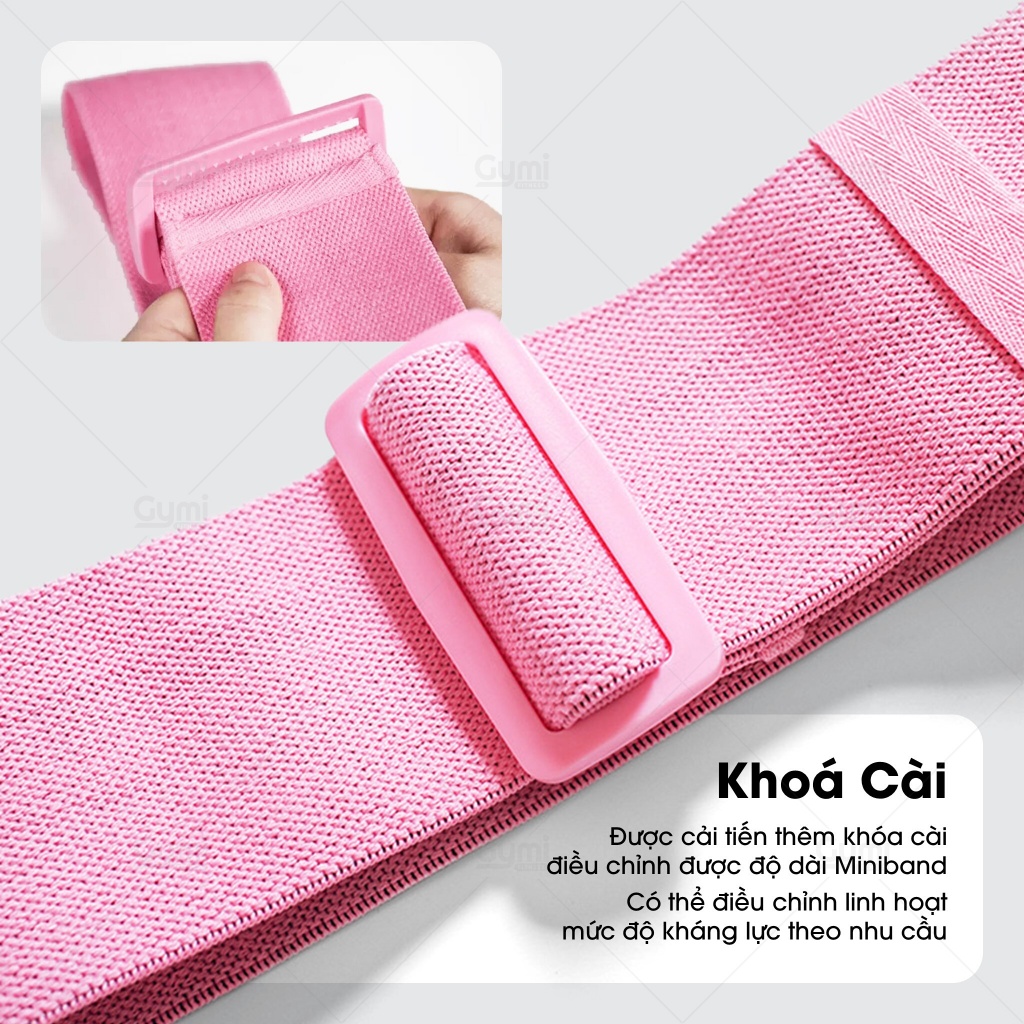 Mini Band Có Khoá A-3606 - Dây Miniband Kháng Lực Tập Mông Aolikes Đàn Hồi, Tự Do Điều Chỉnh Chu Vi - AL3606