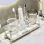 Giá Để Bàn Chải Đánh Răng Kèm Cốc Nhựa Acrylic, Kệ Đựng Bàn Chải Đánh Răng Phòng Tắm Nhà Vệ Sinh