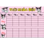 Combo 2 Thời khóa biểu hoạt hình Kuromi, Sanrio... dễ thương từ thứ 2 đến thứ 7