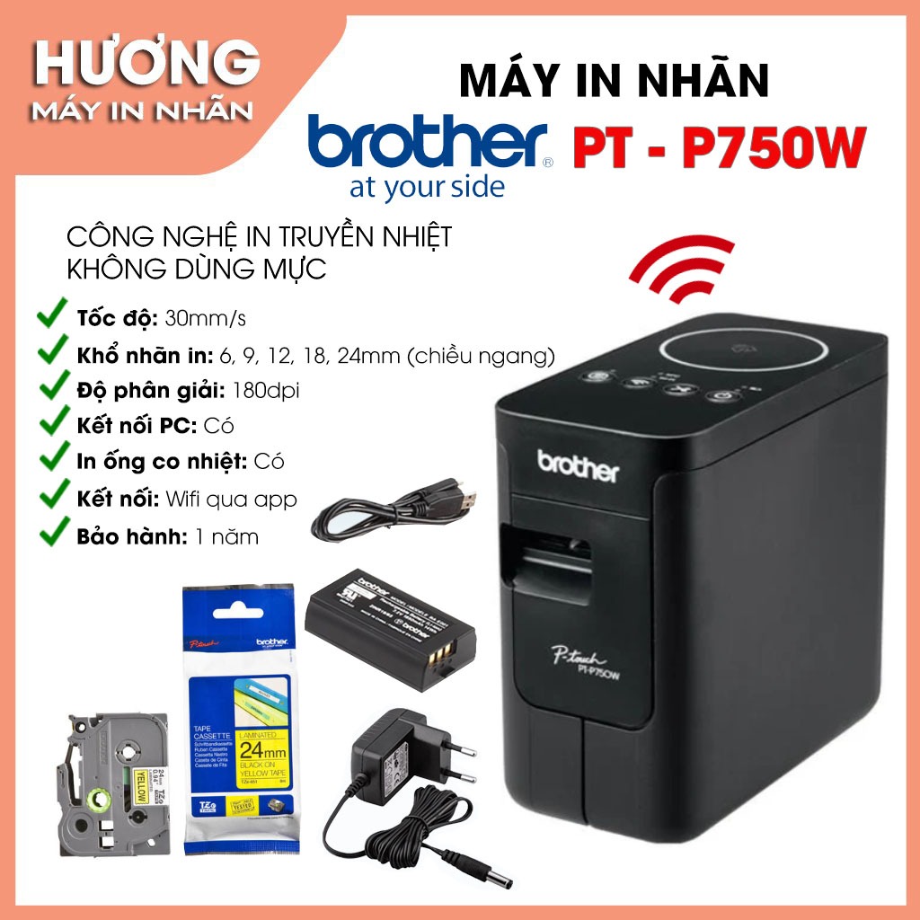 Batteria Li-Ion Stampante Portatile Batteria Per Brother PT PT-H75S, PT-P750WVP EDGE, PT-P750W 2600mAh 7,4V Batteria Ricaricabile Brother