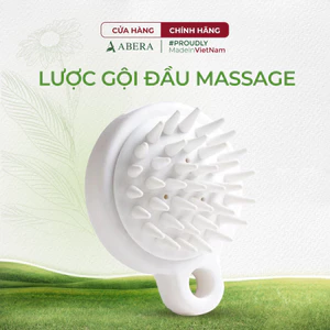 Quà tặng Lược Gội Đầu Silicon Muji Mềm Massage Da Đầu - Giảm Rụng Tóc