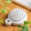 Quà tặng Lược Gội Đầu Silicon Muji Mềm Massage Da Đầu - Giảm Rụng Tóc