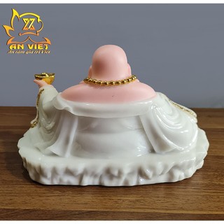 Tượng Phật Di Lặc cầm thỏi vàng - ngang 30cm - PDL2401