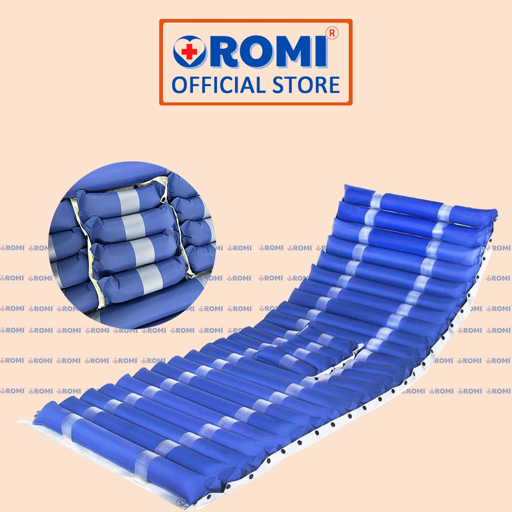 Đệm hơi chống loét cao cấp có lỗ đi vệ sinh OROMI HF6002 - Ngăn ngừa hăm, lở loét, hoại tử