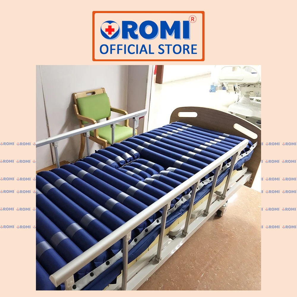 Đệm hơi chống loét cao cấp có lỗ đi vệ sinh OROMI HF6002 - Ngăn ngừa hăm, lở loét, hoại tử