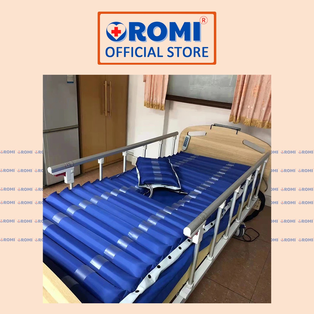 Đệm hơi chống loét cao cấp có lỗ đi vệ sinh OROMI HF6002 - Ngăn ngừa hăm, lở loét, hoại tử