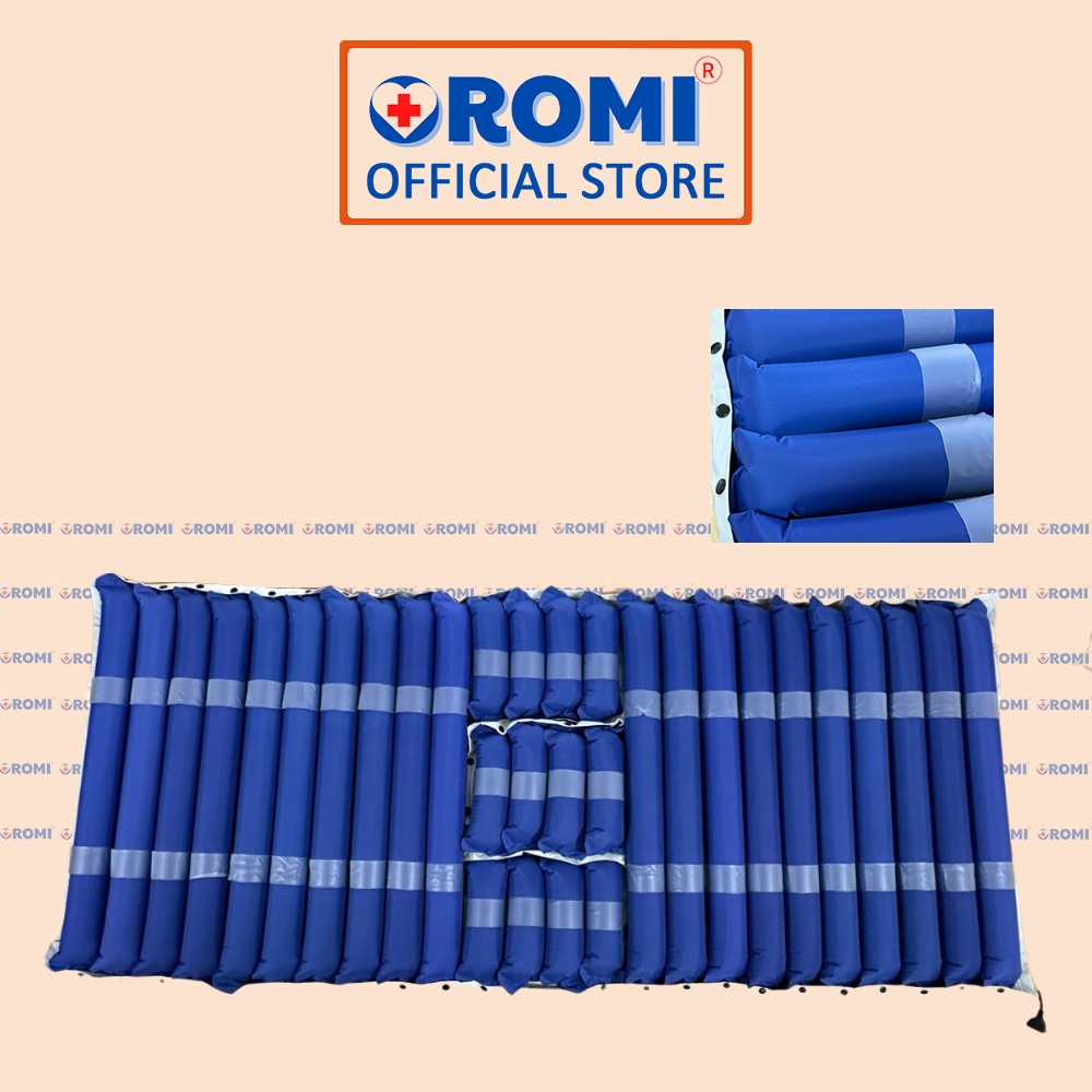 Đệm hơi chống loét cao cấp có lỗ đi vệ sinh OROMI HF6002 - Ngăn ngừa hăm, lở loét, hoại tử