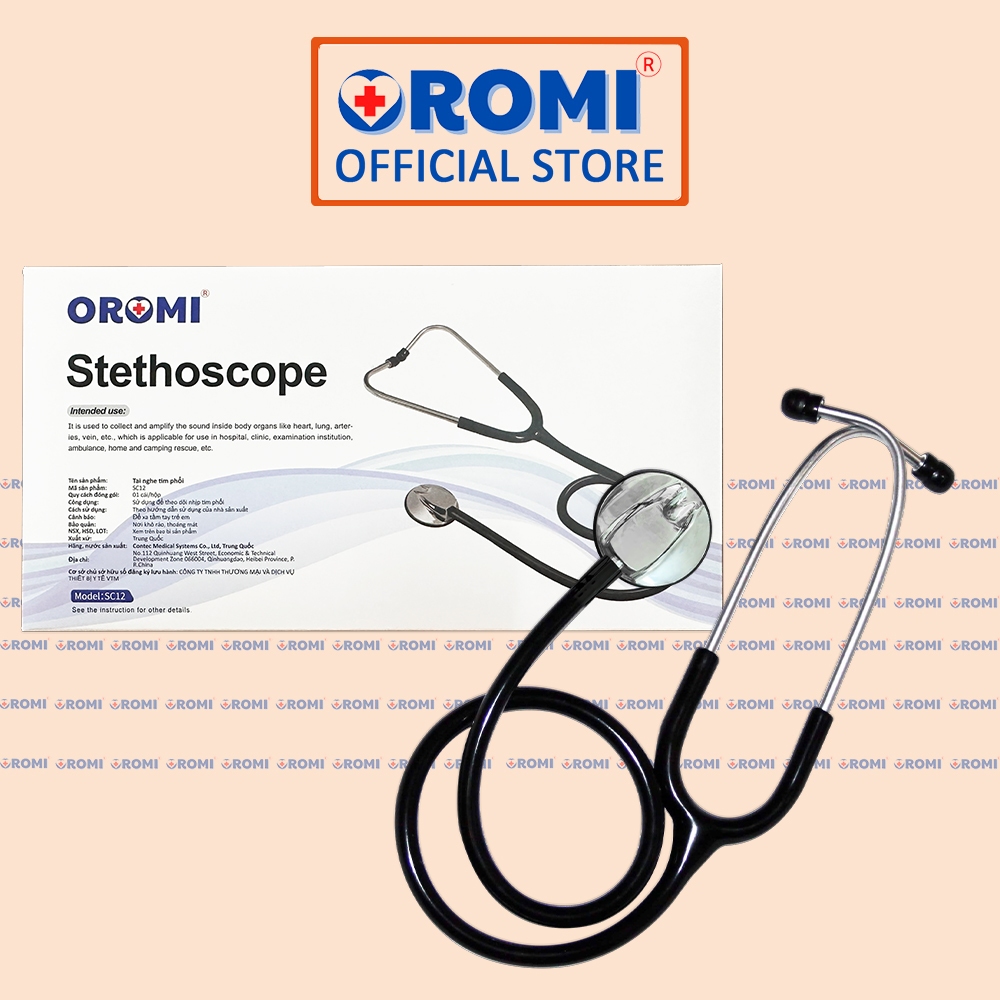 Tai Nghe Tim Phổi Oromi SC12 - Ống Nghe Y Tế Chuyên Dùng Nghe Huyết Áp, Nhịp Tim