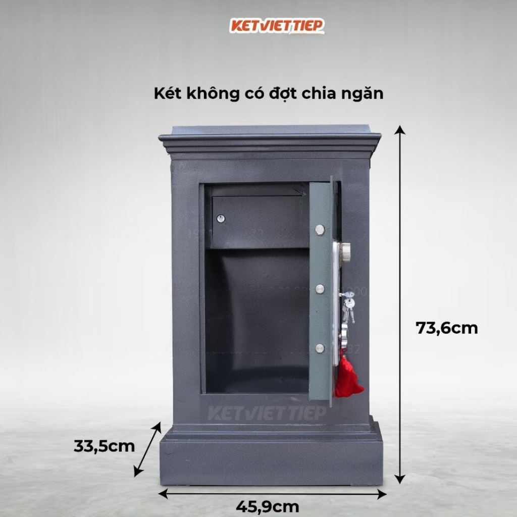 Két sắt Việt Tiệp K36KC khóa cơ chống cháy 80kg(bảo hành 5 năm) miễn phí vận chuyển toàn quốc