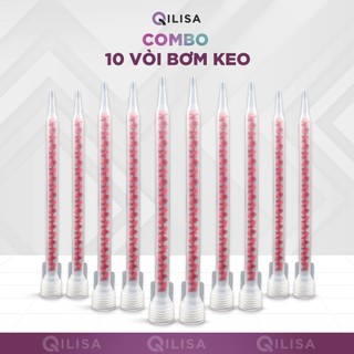 Combo 5 Vòi Trộn Bơm Keo Chà Ron Qilisa Epoxy 2 Thành Phần