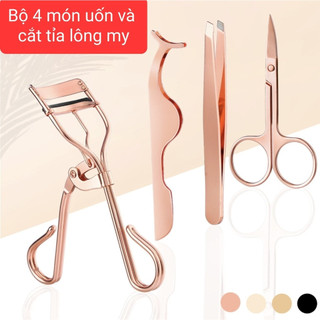 -BỘ DỤNG CỤ 4 MÓN BẤM UỐN LÔNG MI NHỎ GỌN TIỆN DỤNG