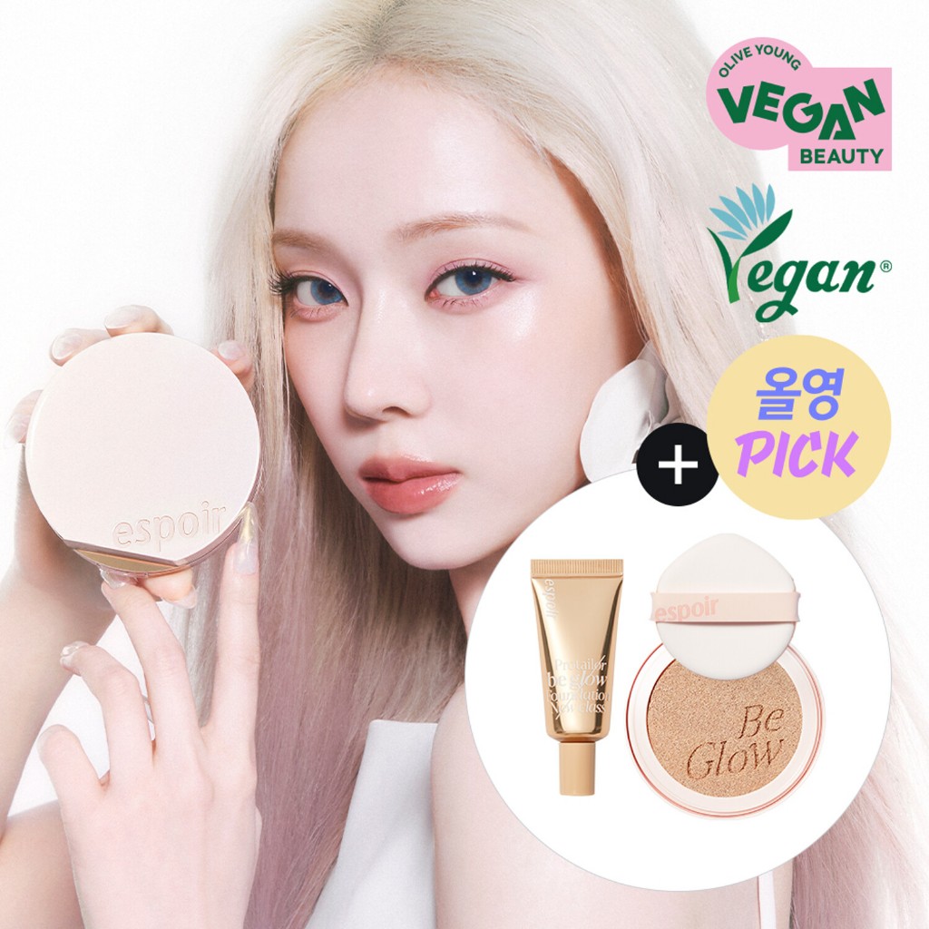 Set Cushion Espoir Be Glow Volume Cushion 13g*2ea Set (+Be Glow ...