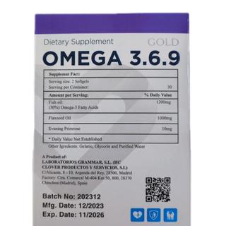 ✅ [Chính Hãng] Viên uống Omega 3.6.9 Gold Nhập khẩu Tây Ban Nha | Hộp 30 viên