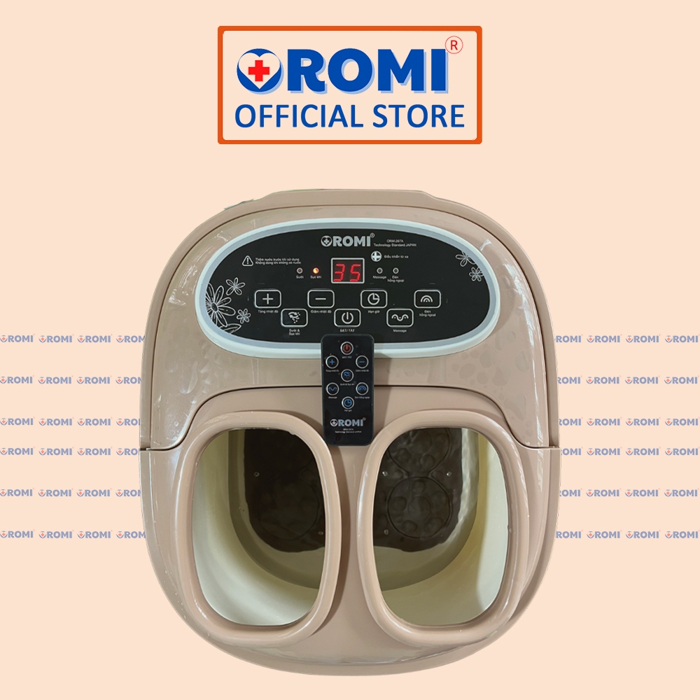 Máy massage chân tự động cao cấp OROMI ORM-267A - Bồn ngâm chân mát-xa hồng ngoại điều khiểu từ xa