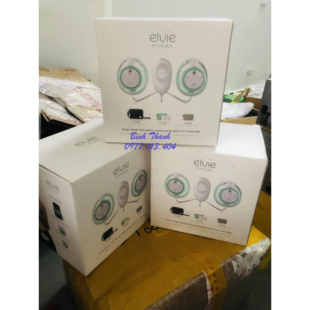 Máy hút sữa Elvie Stride Plus New Seal Bh 12th (mới 100%)
