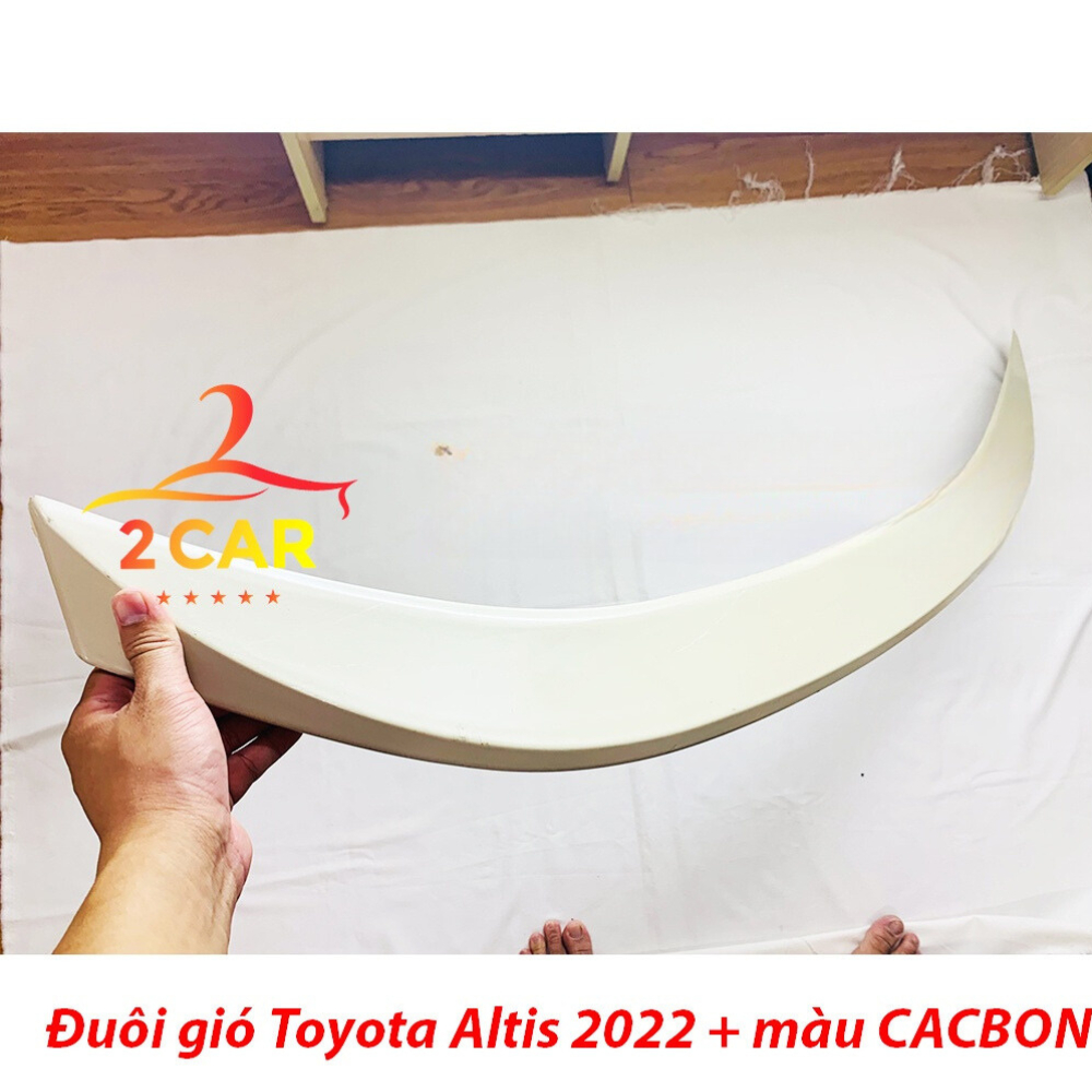 Đuôi gió liền cốp xe Toyota Altis 2022 2023 2024  bản Mộc về tự sơn theo màu xe