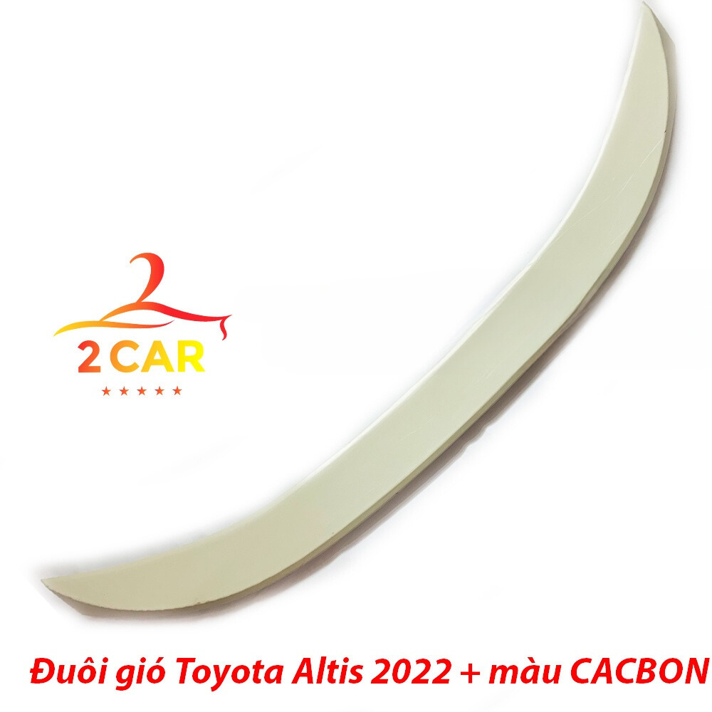 Đuôi gió liền cốp xe Toyota Altis 2022 2023 2024  bản Mộc về tự sơn theo màu xe