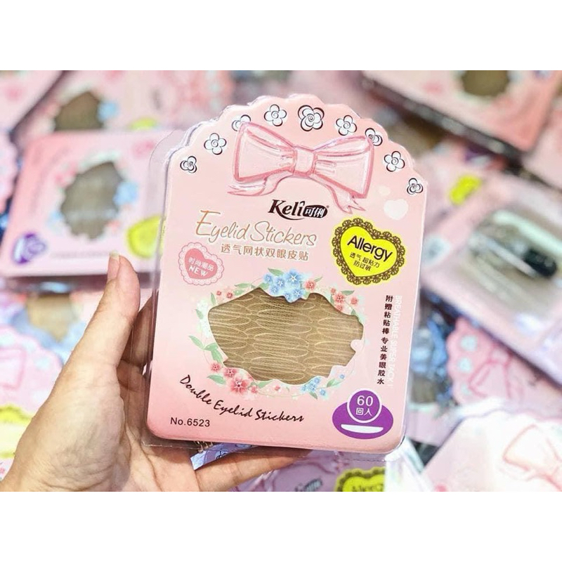 Set mí lưới Keli, giúp nâng mí tự nhiên, hiệu quả. Hỗ trợ giúp giữ màu mắt bám lâu, ko trôi.