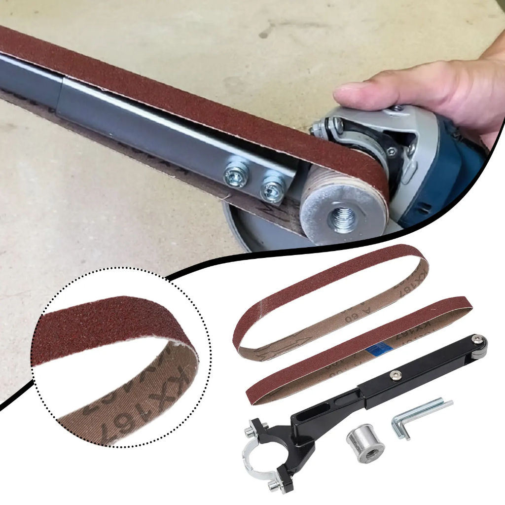 Bộ dụng cụ chuyển máy mài góc thành máy mài đai, máy chà nhám băng dây thông dụng cho máy m10 và m14