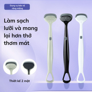 Dụng cụ vệ sinh lưỡi cho người niềng răng, làm sạch mảng bám và mùi hôi nội địa Trung CLOTOO