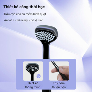Dụng cụ vệ sinh lưỡi cho người niềng răng, làm sạch mảng bám và mùi hôi nội địa Trung CLOTOO