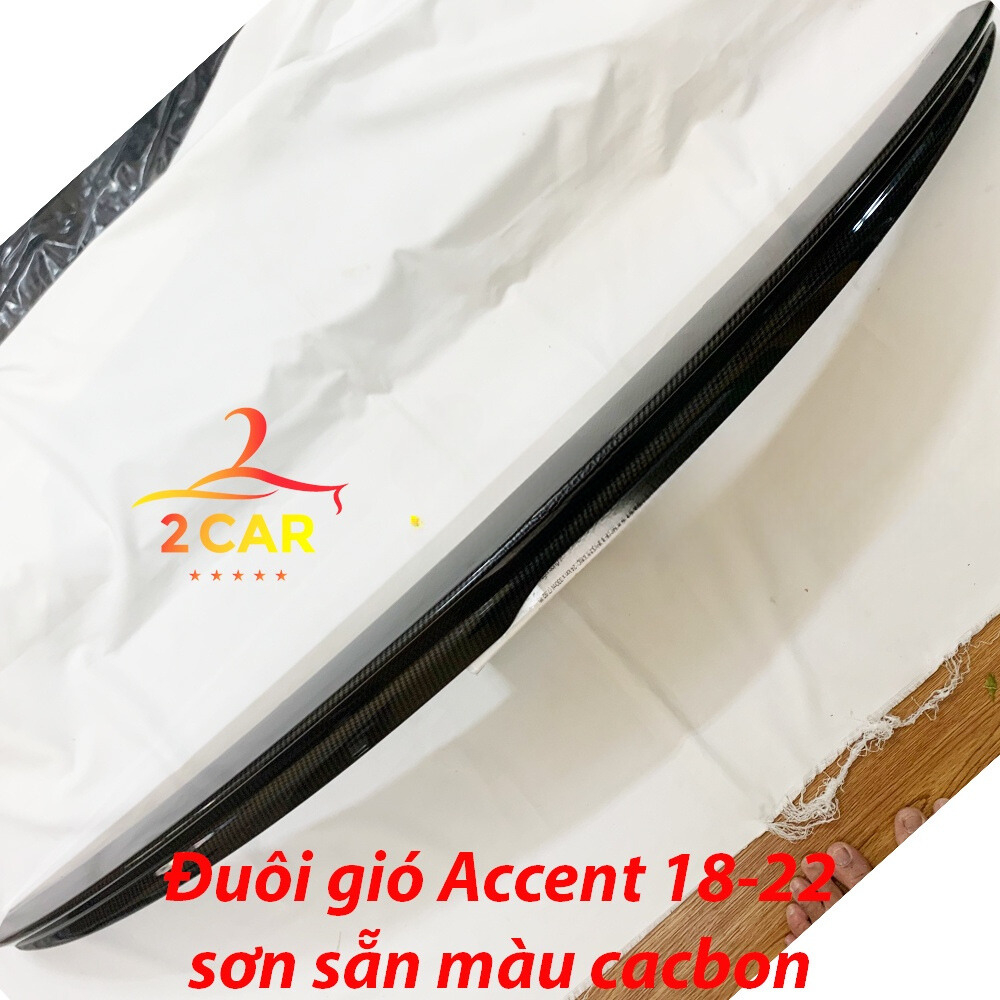 Đuôi gió liền cốp xe Hyundai Accent đời 2018 2020 2021 2022 2023 sơn sẵn màu CACBON cao cấp