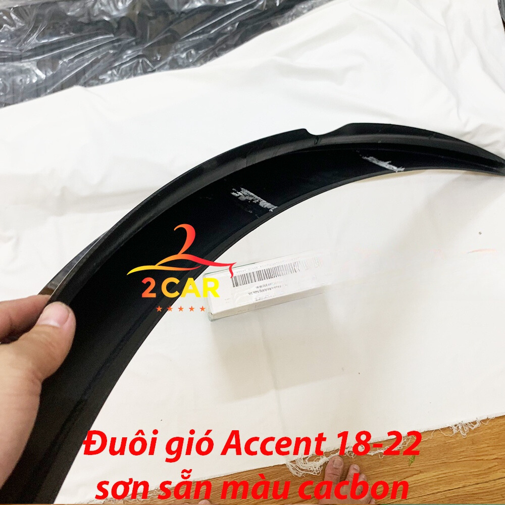 Đuôi gió liền cốp xe Hyundai Accent đời 2018 2020 2021 2022 2023 sơn sẵn màu CACBON cao cấp