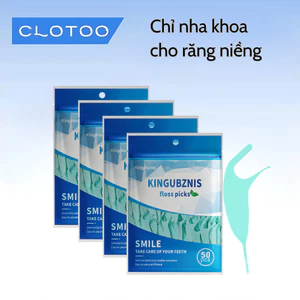 Tăm chỉ cho người niềng răng, chỉ nha khoa răng niềng gói 50 cái CLOTOO