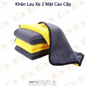Khăn lau xe 2 lớp chuyên dụng, cao cấp siêu sạch siêu thấm hút chamsocxestore