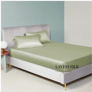 (Best Seller]Trọn Bộ Chăn  [Best Ga Gối Lụa Lavish Silk Cao Cấp Mát Lạnh Hàng Loại 1-Xanh Mạ Non