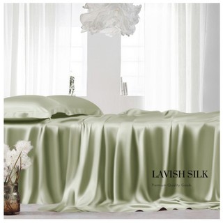 (Best Seller]Trọn Bộ Chăn  [Best Ga Gối Lụa Lavish Silk Cao Cấp Mát Lạnh Hàng Loại 1-Xanh Mạ Non