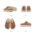 Dép Bánh Mì Tăng Chiều Cao Nam Nữ THEWOLF R&E MULE SANDAL - Đen bóng, Đen suede, Nâu bò suede, Be, Nâu suede — ảnh 7